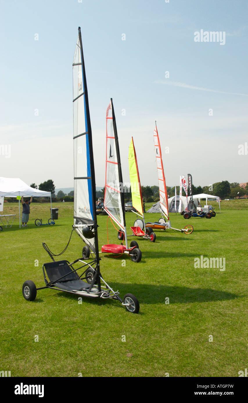 Blokarts, Eastbourne Extreme 2007 Stockfoto