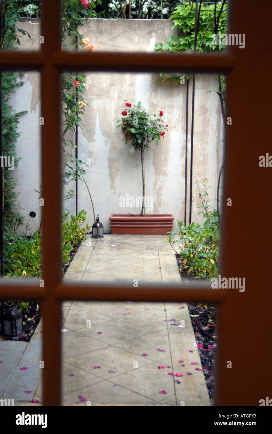 Provence-Regen Stockfoto