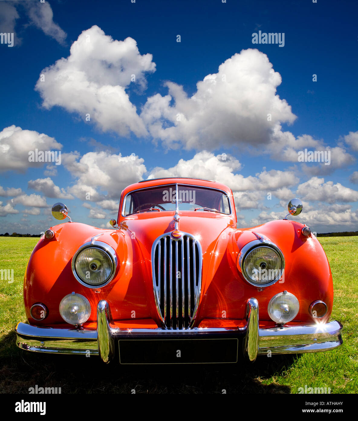 1954 Jaguar XK140 Fixed Head Coupé Stockfoto