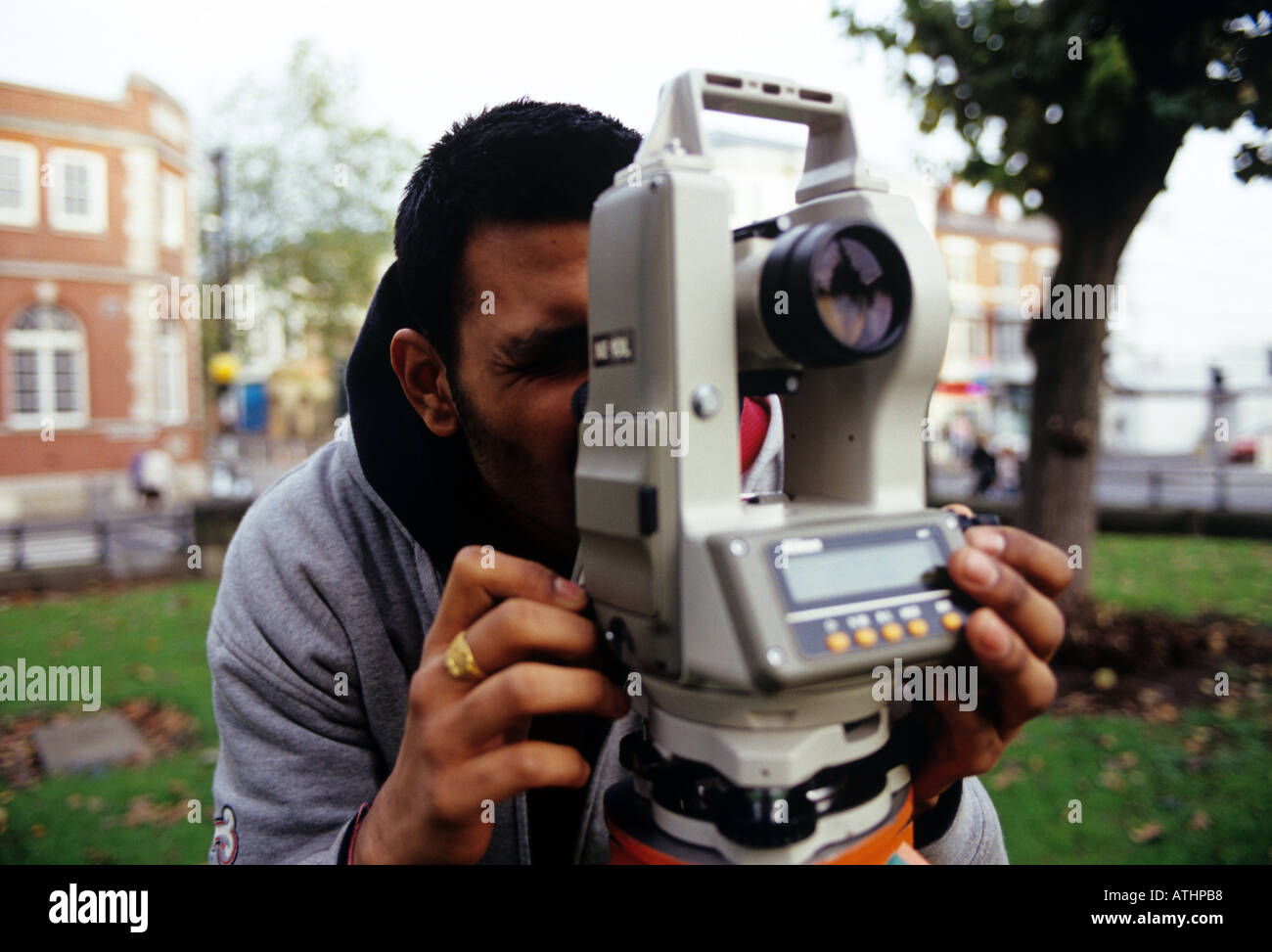 Student Vermessung. Stockfoto