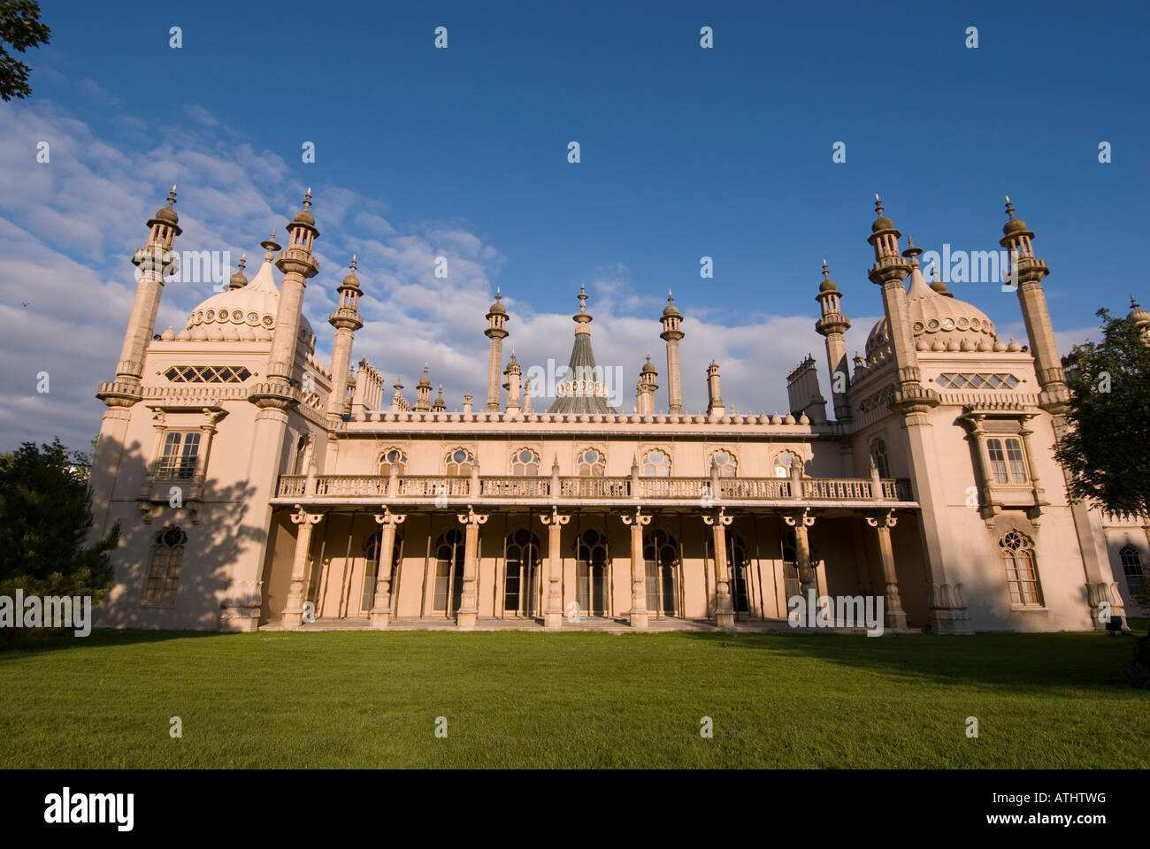 Rückansicht der Brighton Pavilion Stockfoto