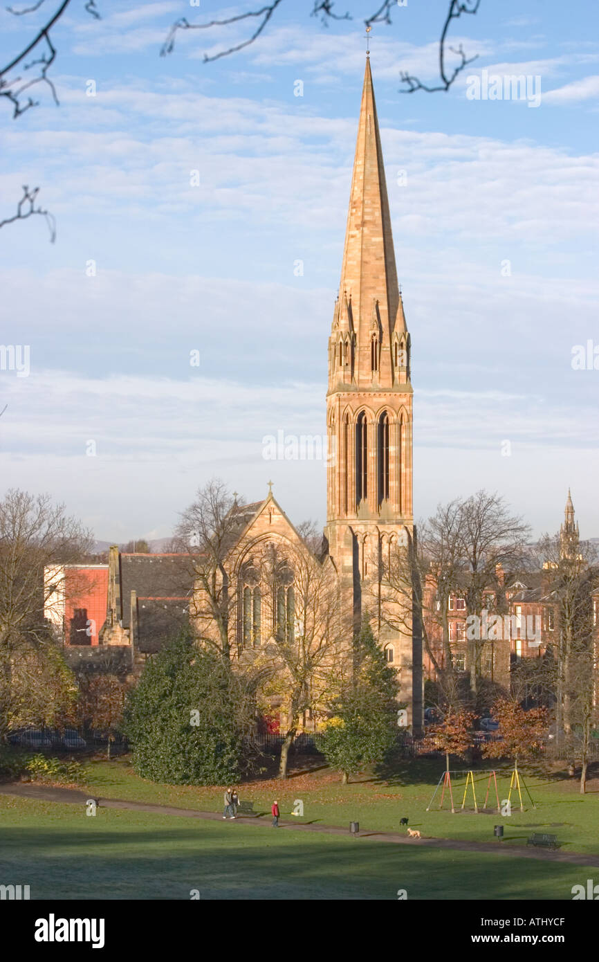 Queens Park Baptist Church Glasgow Stockfoto