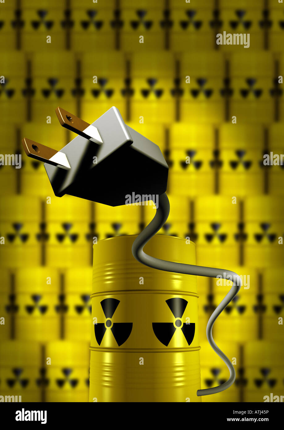 Kernenergie Kernenergie Atomkraft Stockfoto