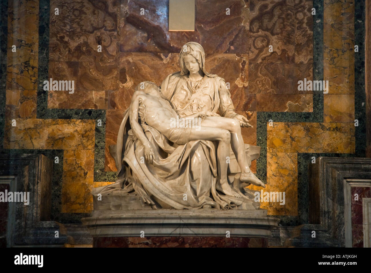 Michelangelo s Pieta St Peter s Basilika Rom Italien Stockfoto