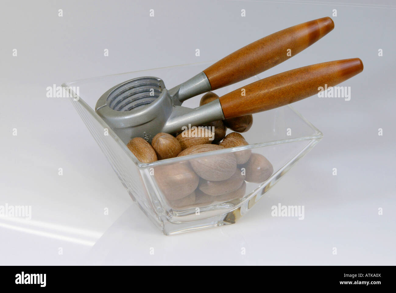 Nussknacker / Pekannuss Stockfoto