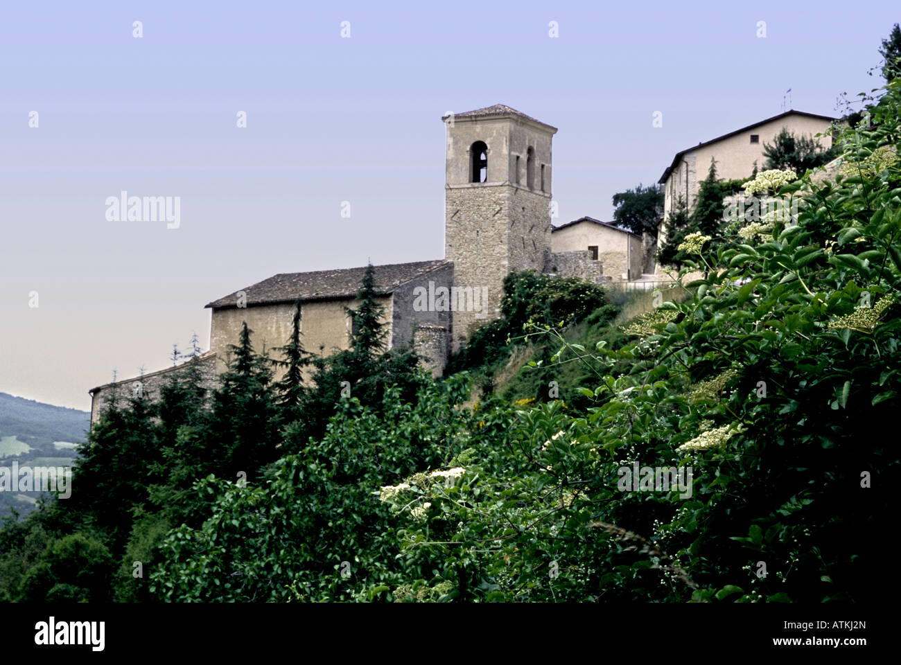 Italien - Campi - Norcia - Perugia Landschaft Stockfoto