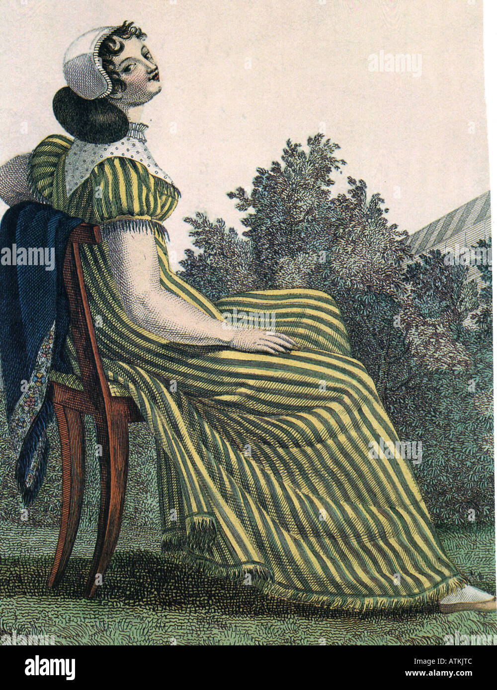 MADAME BOVARY Gravur aus einer frühen Ausgabe von Gustave Flaubert s Roman veröffentlichte zuerst im Jahre 1857 Stockfoto