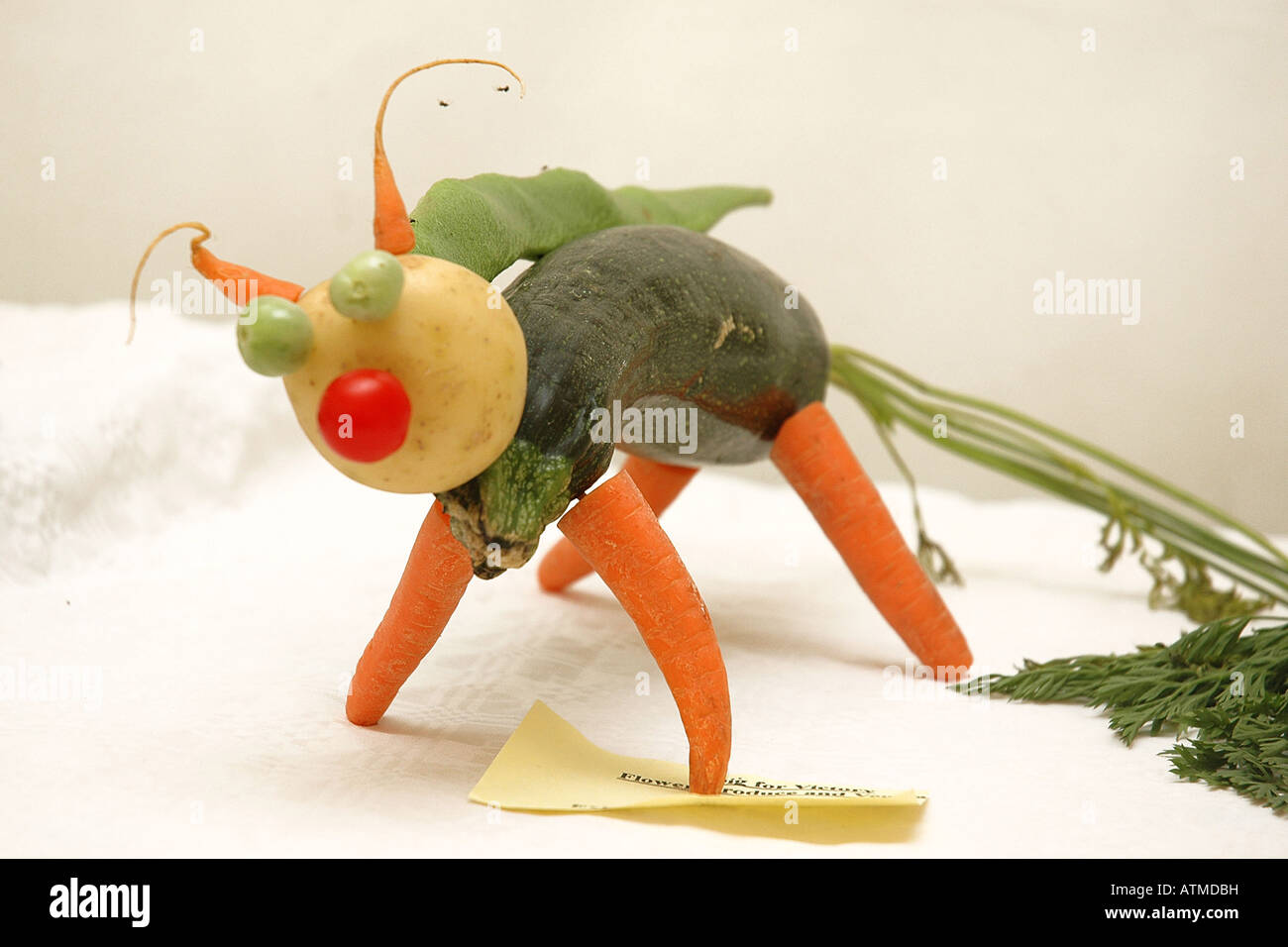 Bild Martin Phelps 29 08 05 Sherston jemand anderes s alien Gemüse Stockfoto