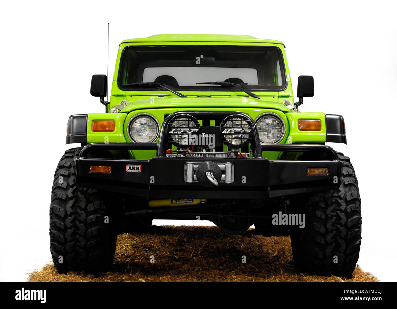 Lizenz erhältlich unter MaximImages.com – AEV Brute Jeep Wrangler TJ Conversion Stockfoto