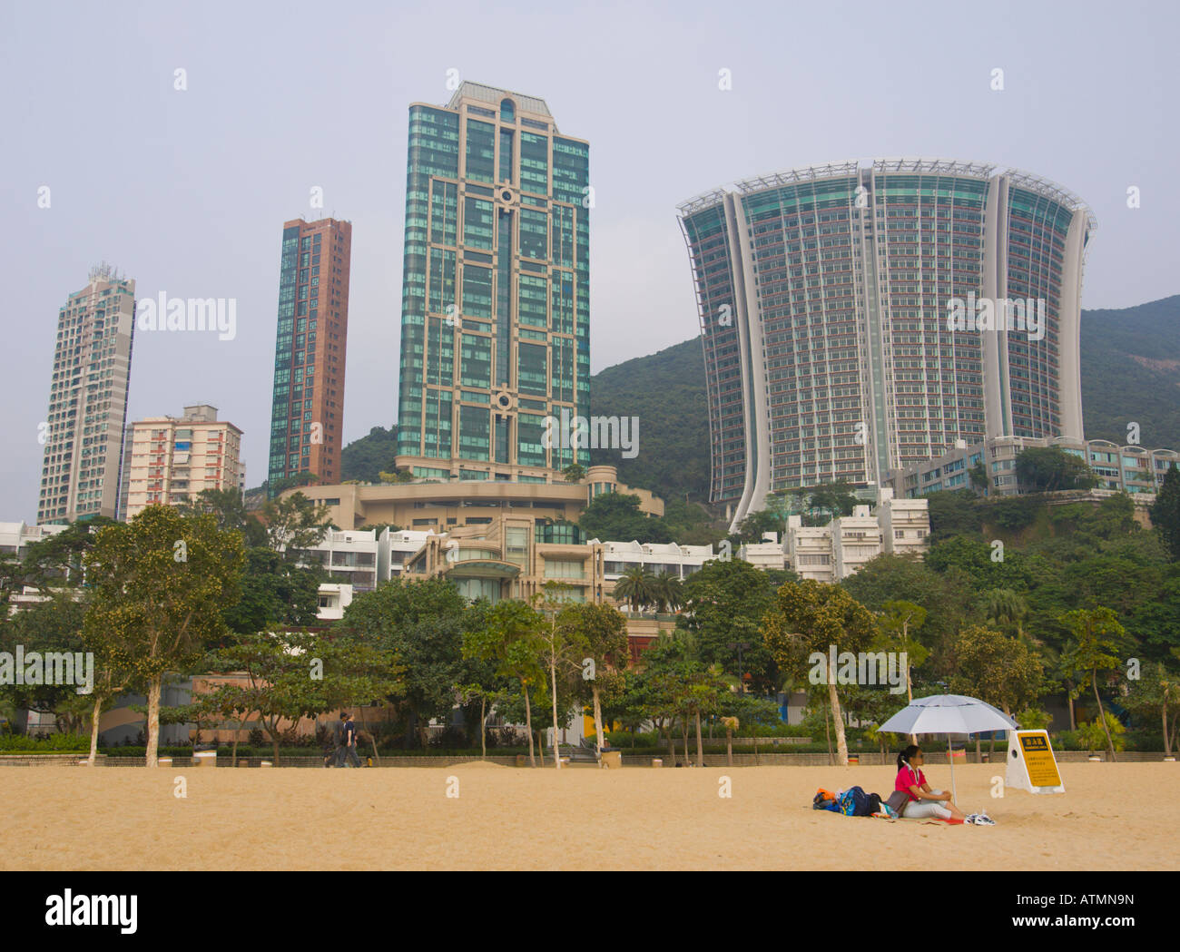 HONG KONG CHINA Strand von Repulse Bay auf Hong Kong Island Stockfoto