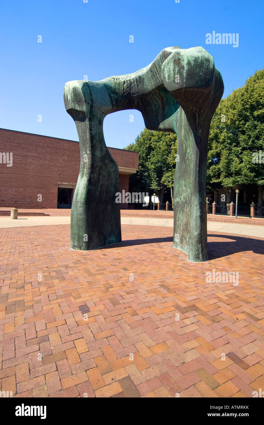 Bartholomew County Public Library und den großen Bogen, Columbus, Indiana Stockfoto