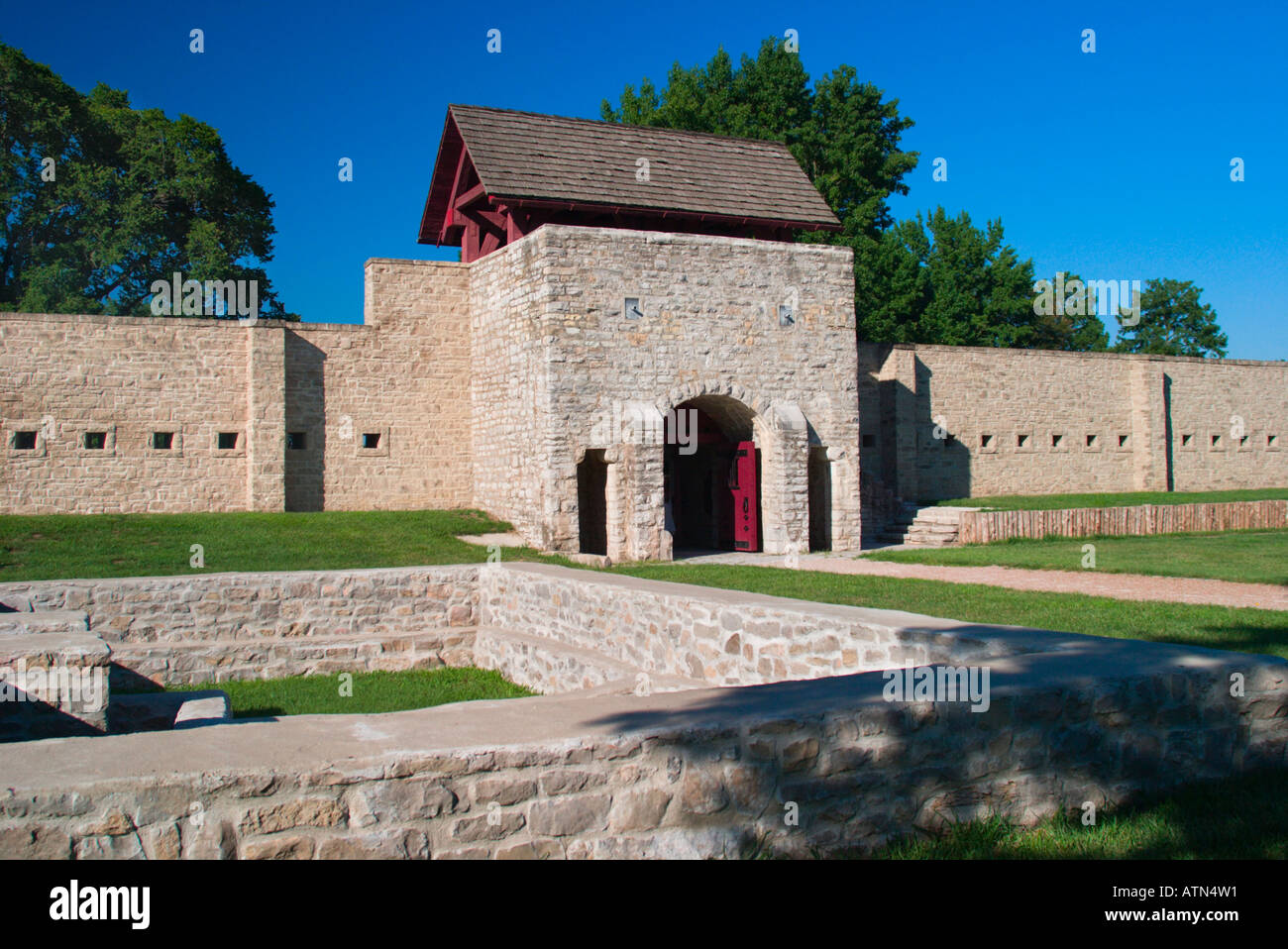 Torhaus am Fort Chartres Stockfoto