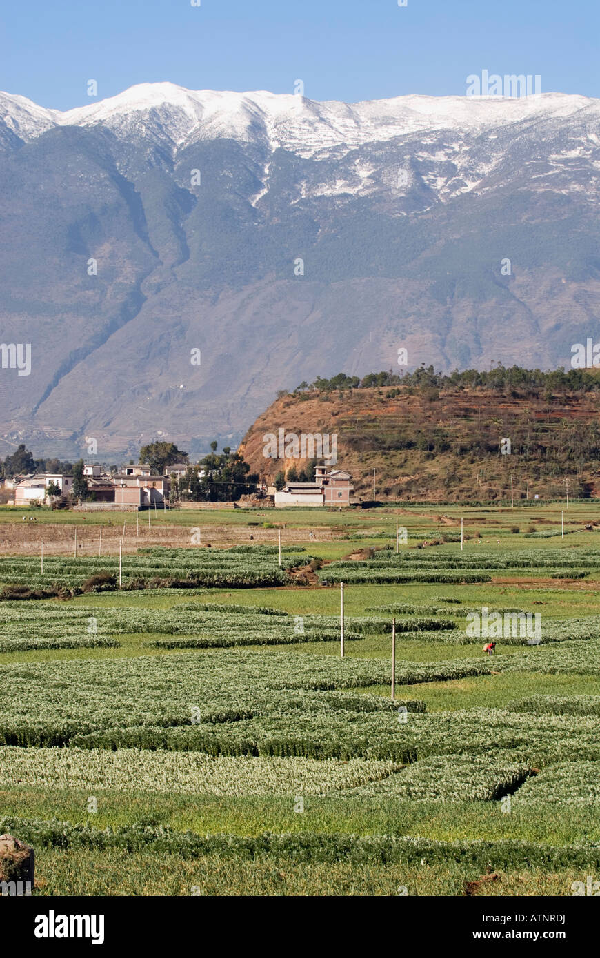 China, Erhai See Landschaft, in der Nähe von Dali, Yunnan Province Stockfoto