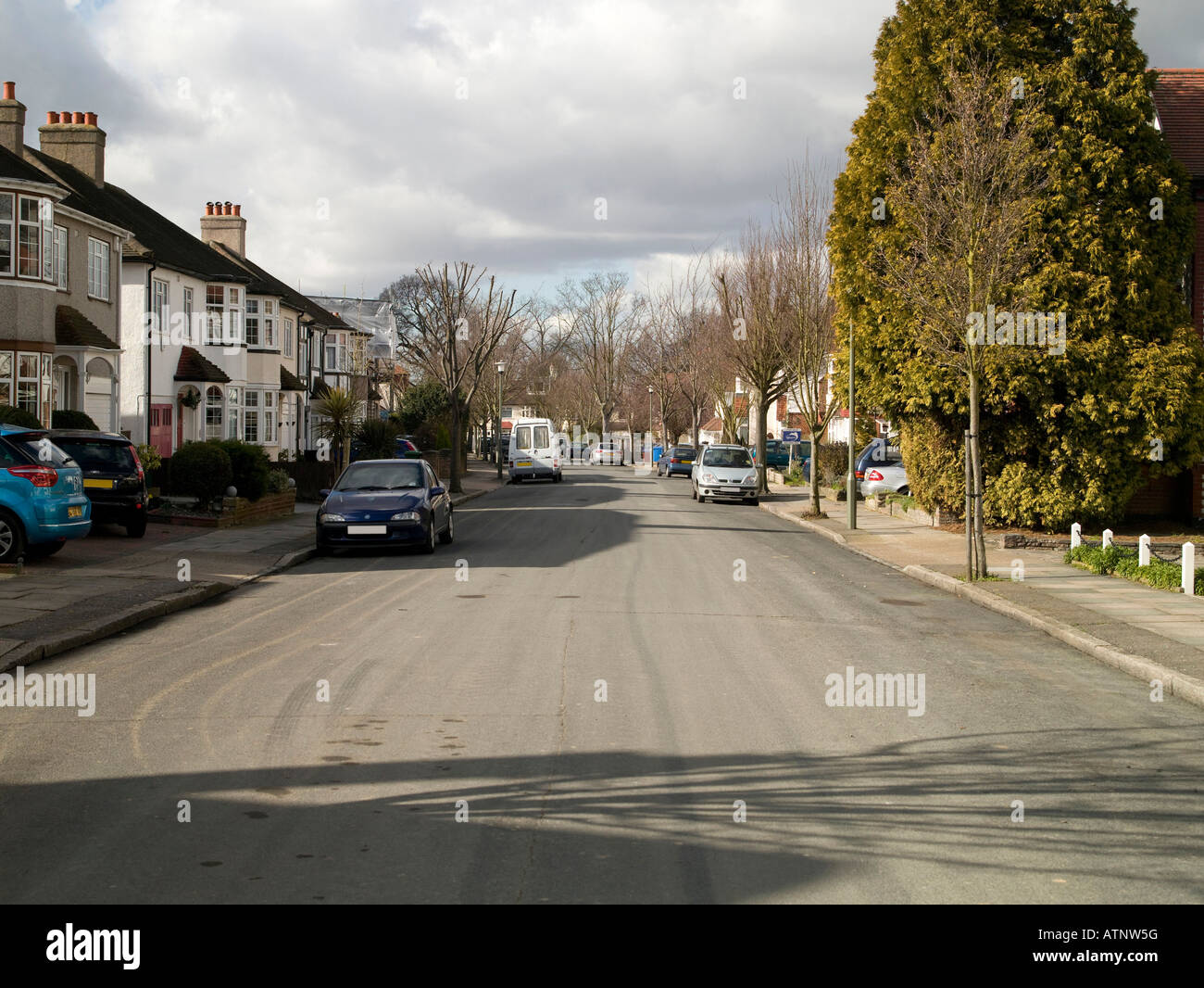 Vorort Straße, Bromley, Süd-London Stockfoto