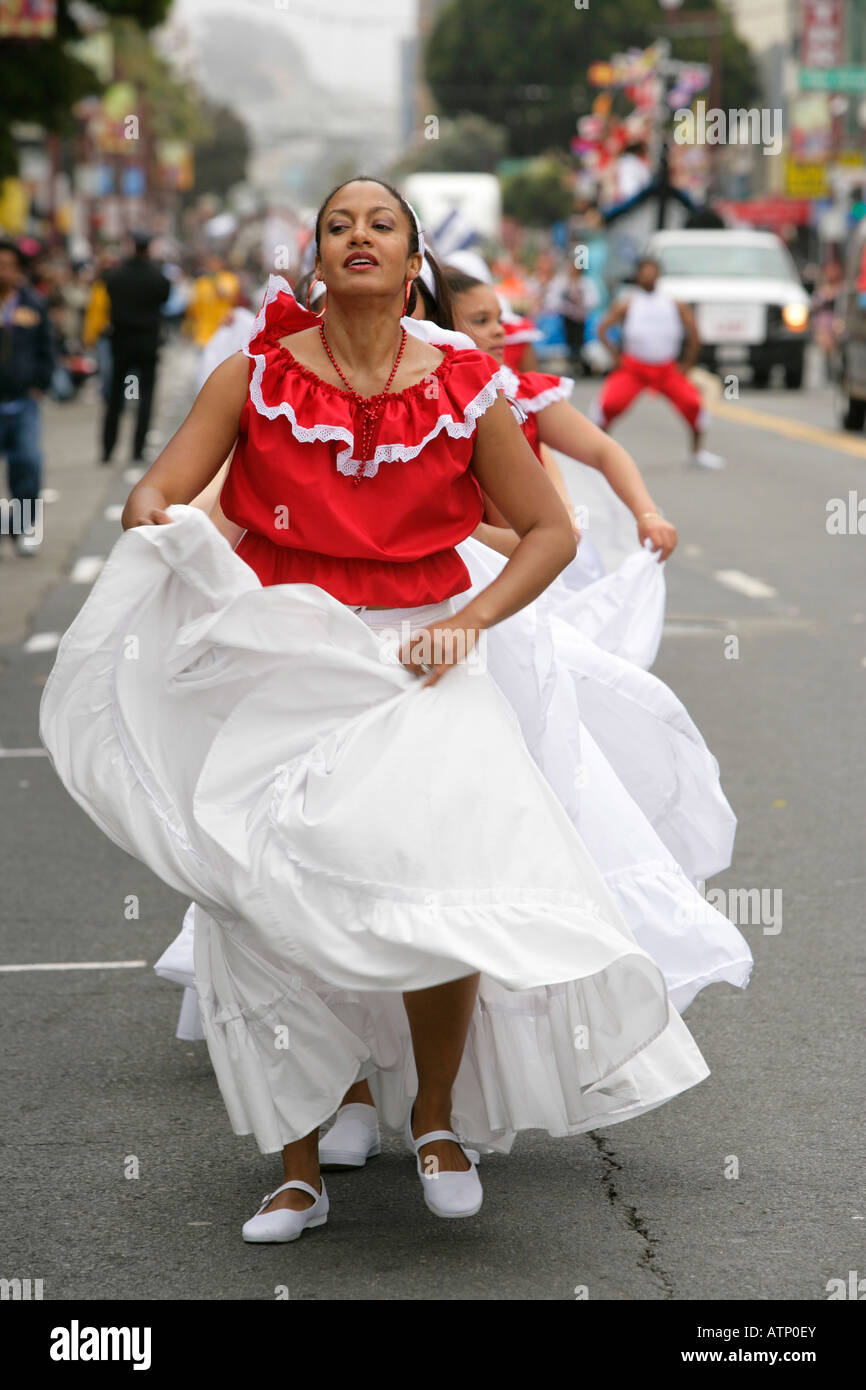 San Francisco Carnaval Parade Stockfoto