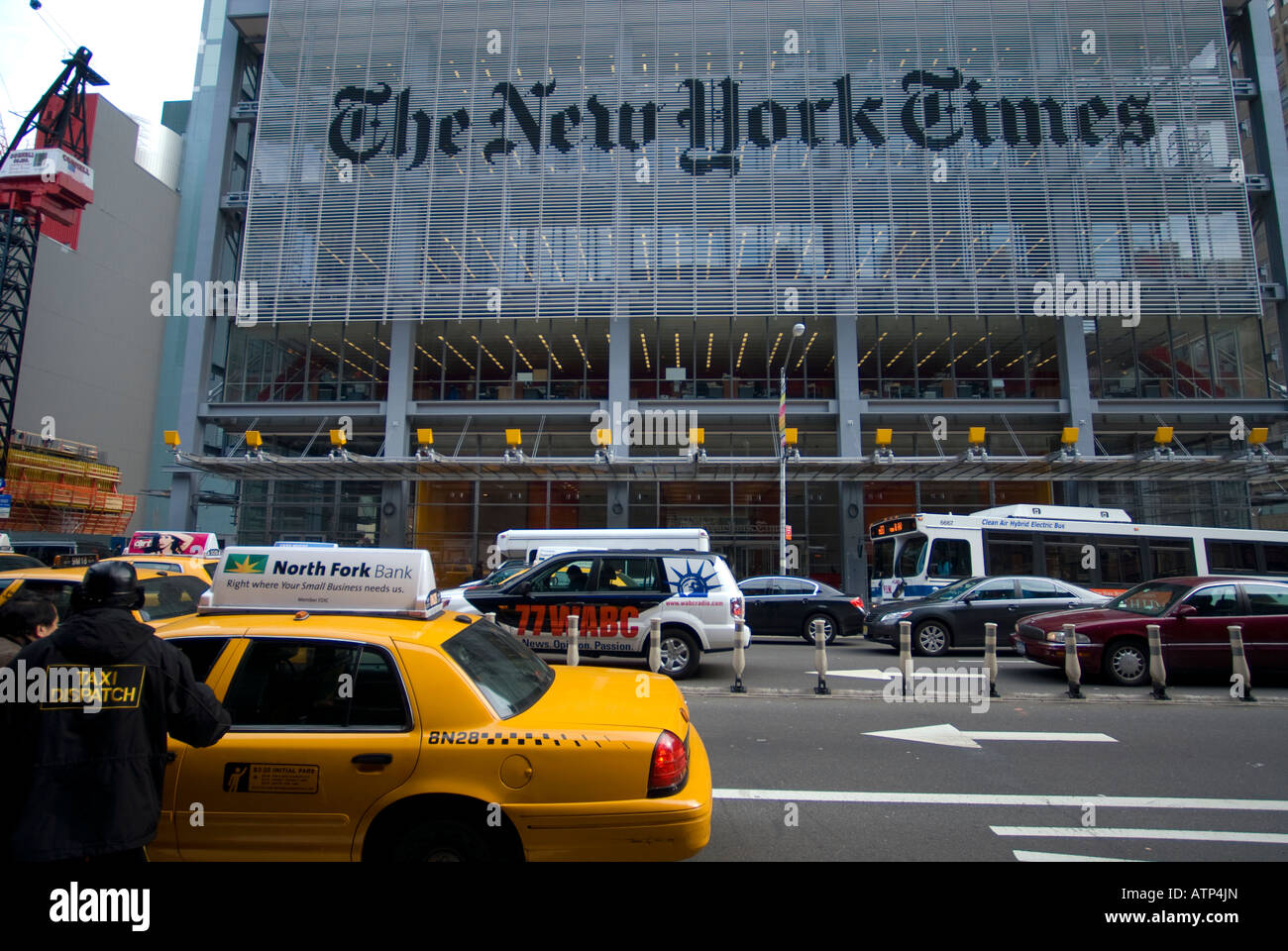 Die Büros von der New York Times in Midtown Manhattan Stockfoto