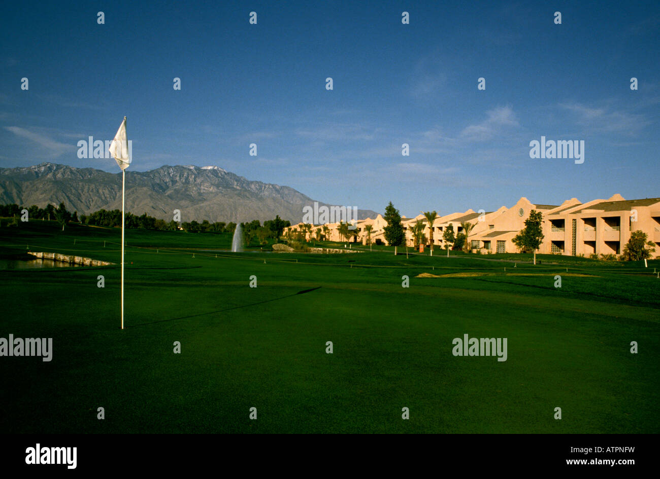Sport Golf CA The Westin Mission Hills Resort Rancho Mirage California Palm Springs Wüste Wüstengebiet Stockfoto