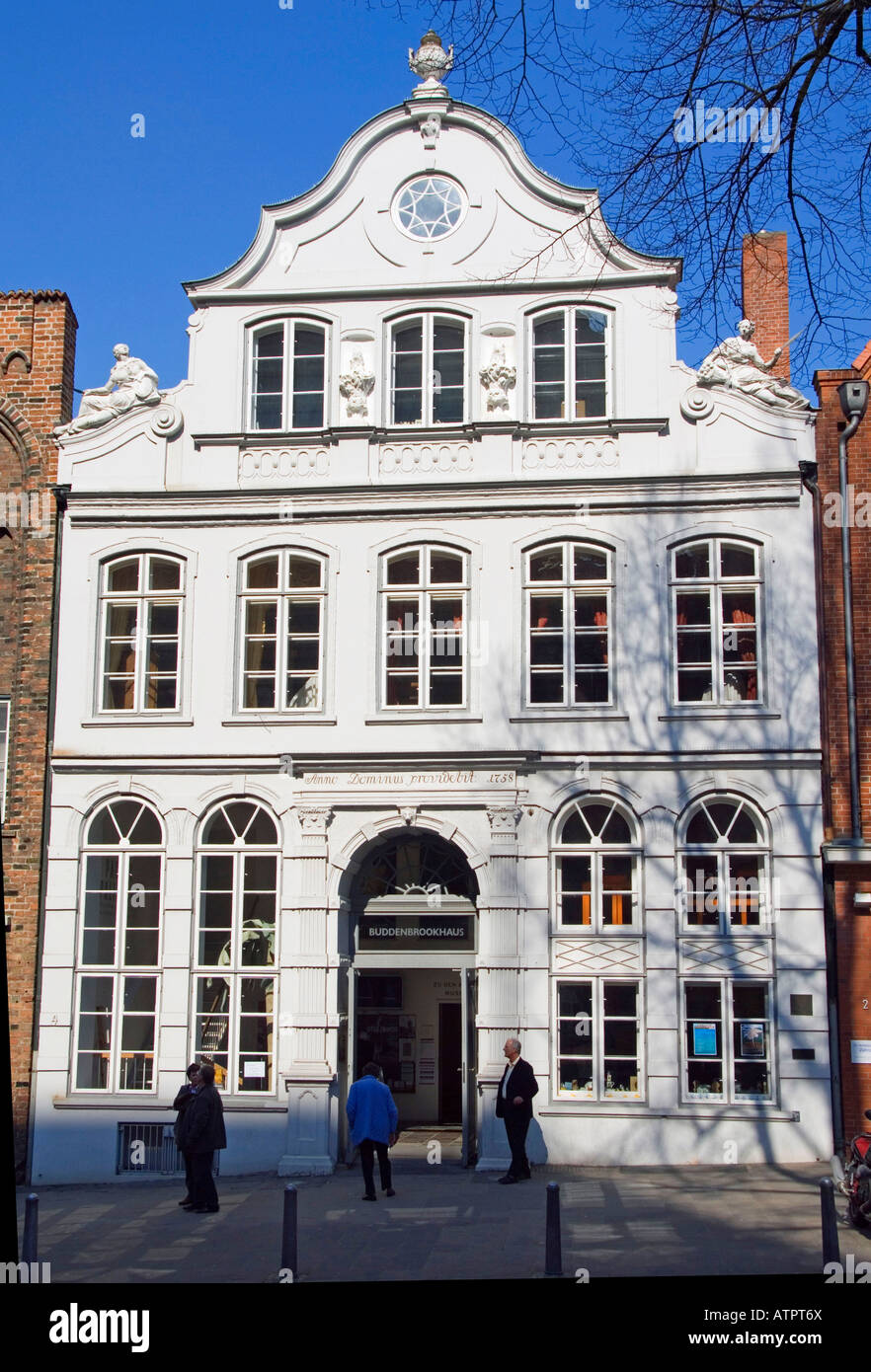 Buddenbrook-Haus / Lübeck Stockfoto