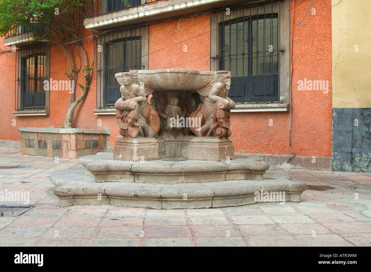 Fuente del Andador Mariano Matamoros Stockfoto