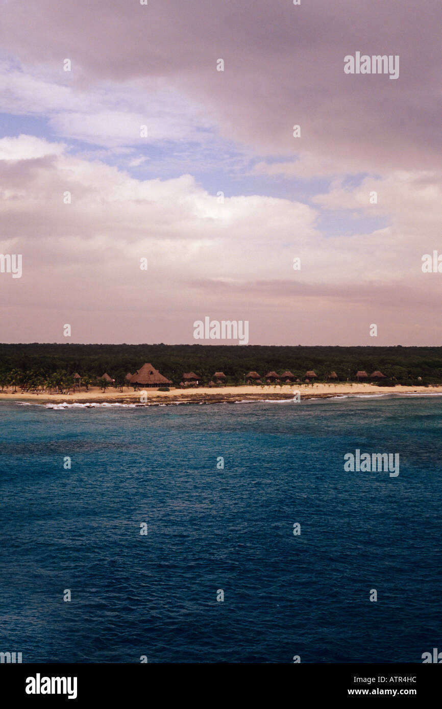 Einem mexikanischen Dorf wie aus dem Meer. Stockfoto