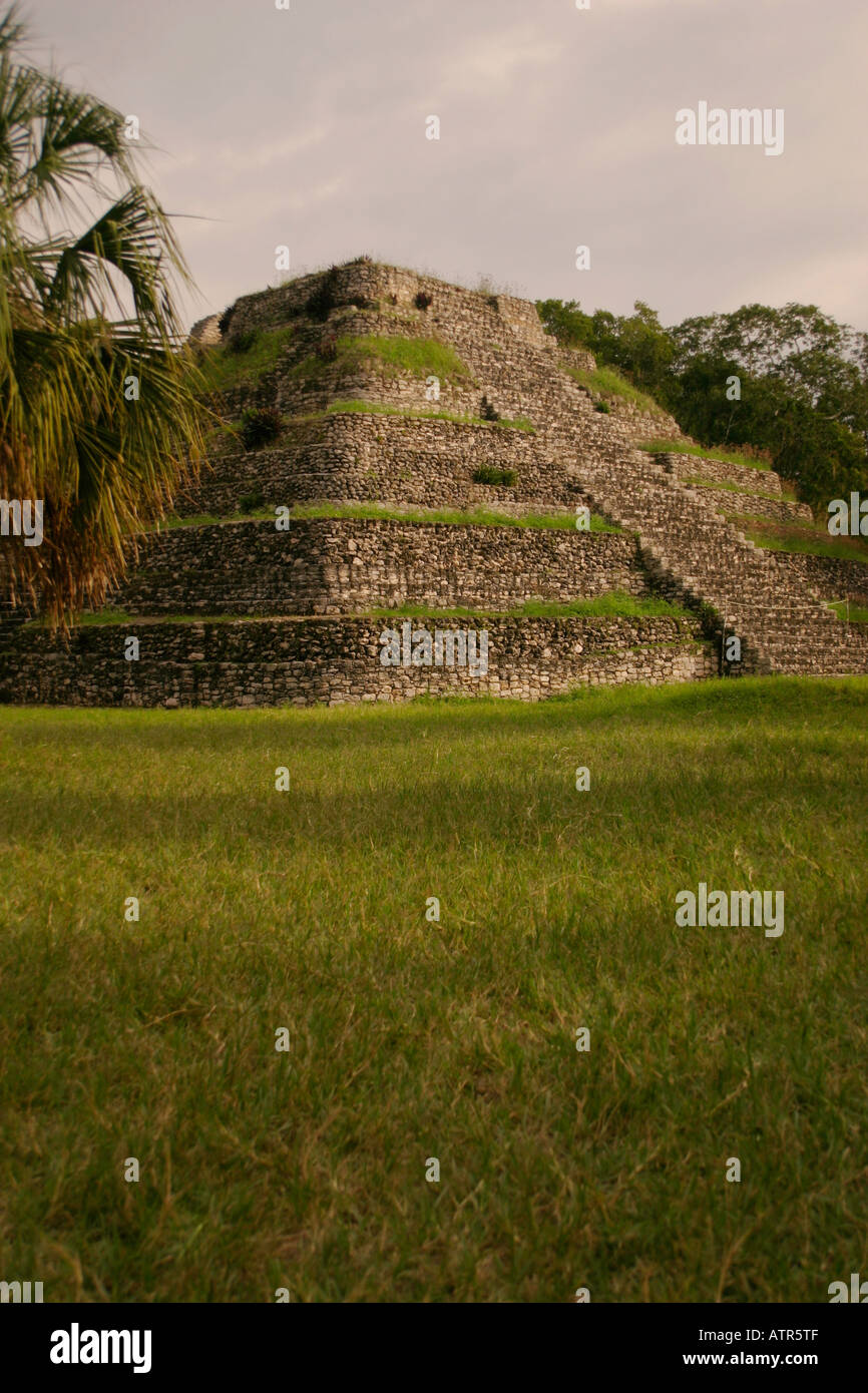Ruinen der Maya-Tempel, Mexiko. Stockfoto