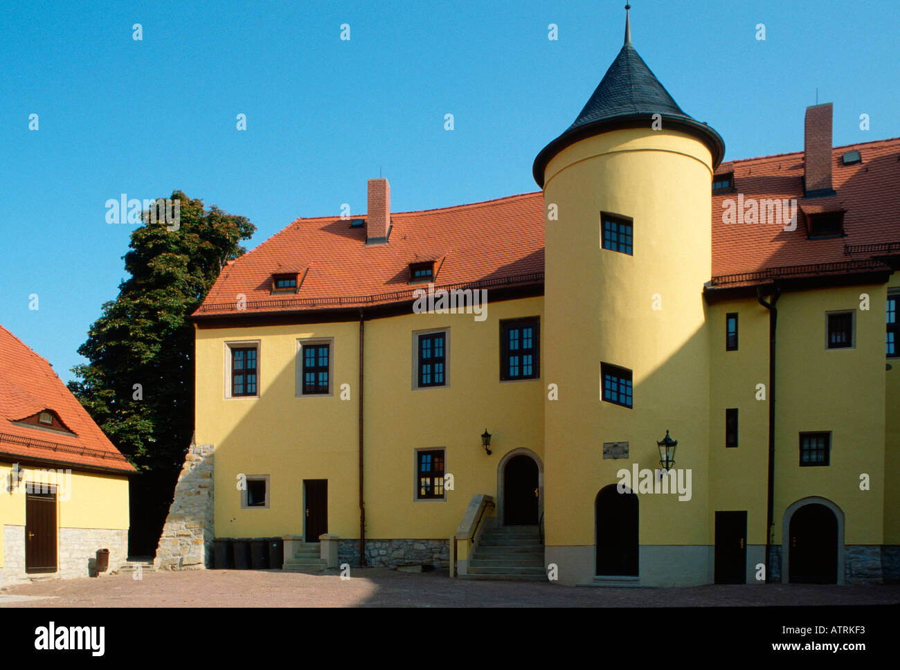 Burg / Bad Lauchstaedt Stockfoto
