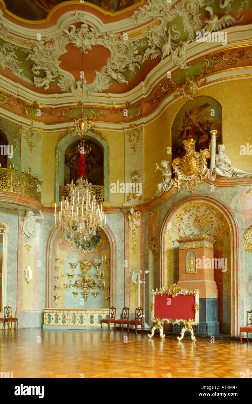 Schloss Heidecksburg / Rudolstadt Stockfoto