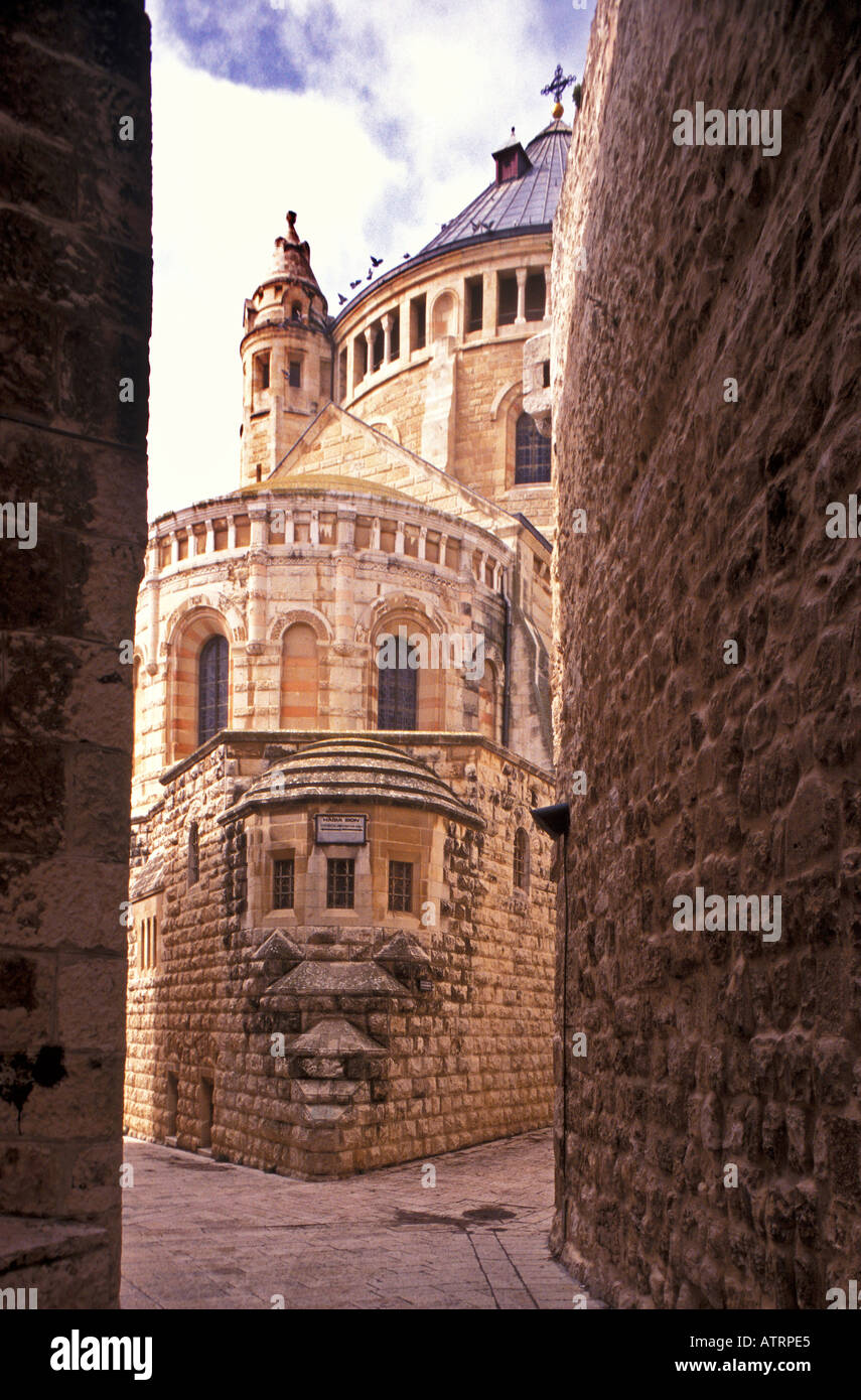 Kirche des Dormition Jerusalem Israel. Stockfoto