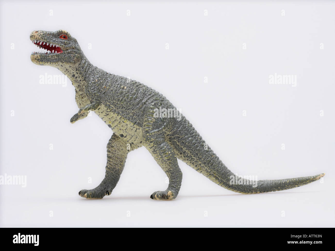 Kunststoff-Modell eines Dinosauriers Stockfoto
