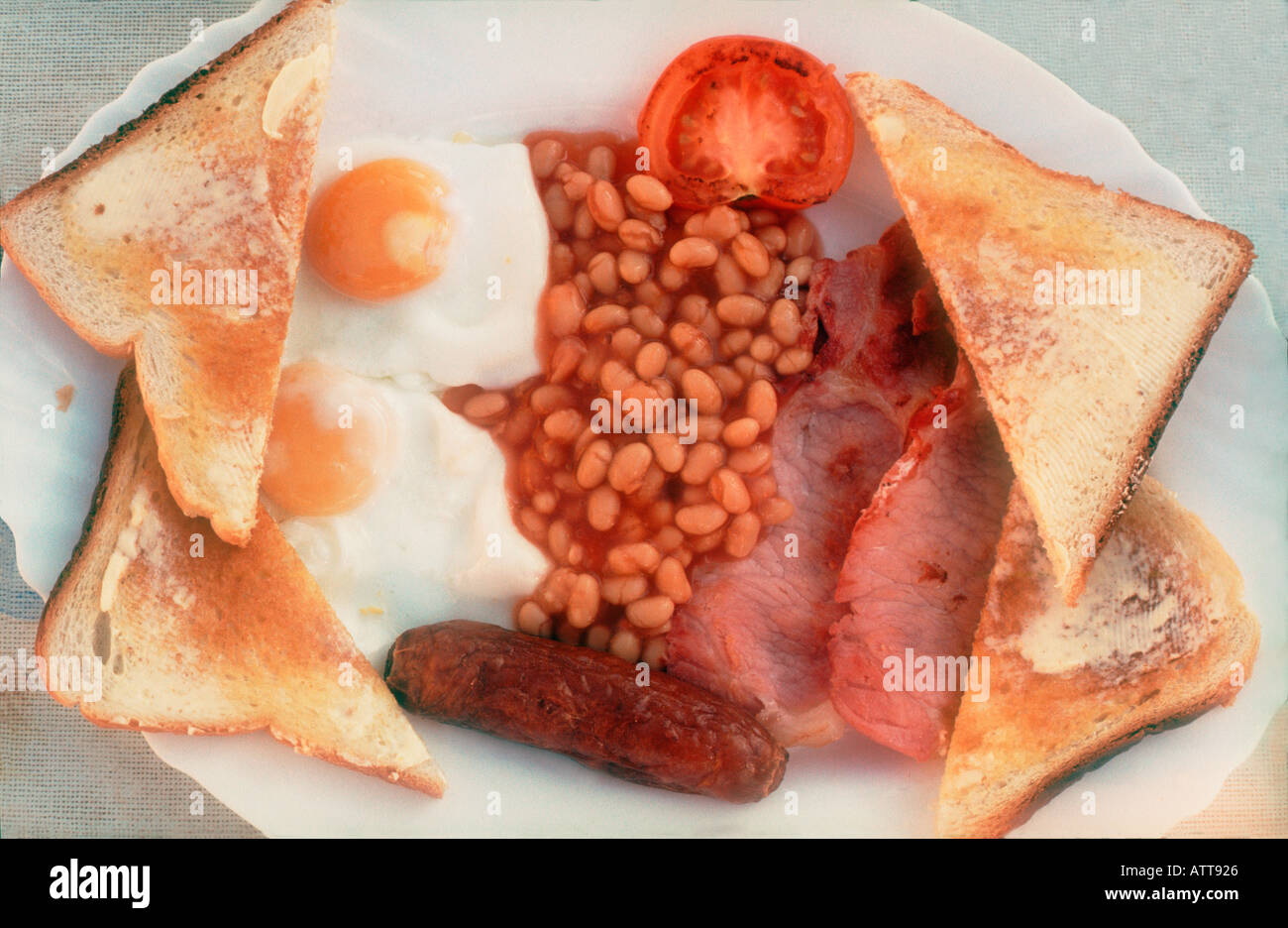 Englisches Frühstück Stockfoto