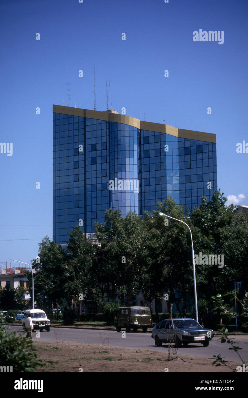 Modernes Gebäude Ulaan Baatar Mongolei Stockfoto
