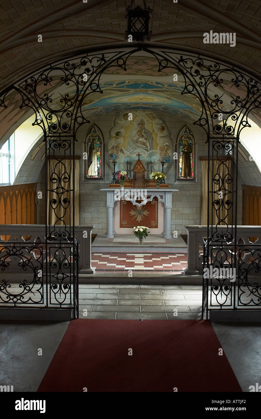 Innenraum der italienischen Kapelle, Orkney Stockfoto