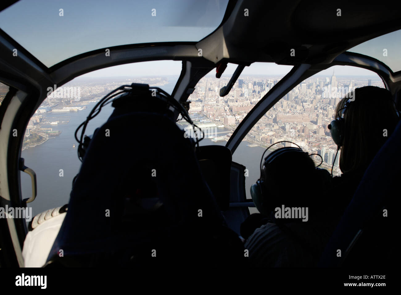 Hubschrauber-Touren von New York City-NY-USA Stockfoto