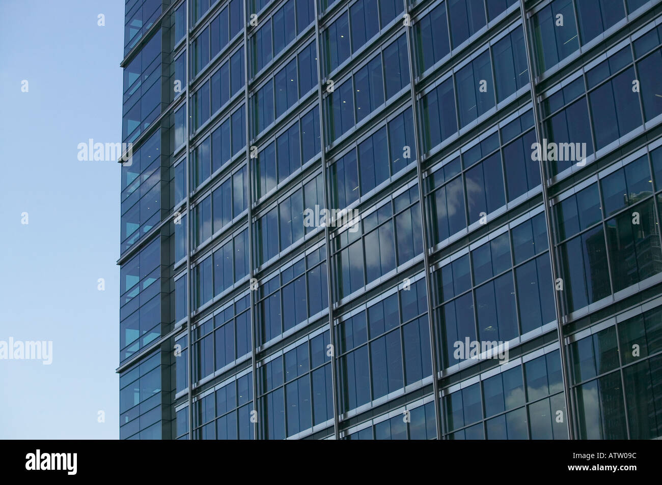 Himmel Scapers am Canary wharf Stockfoto