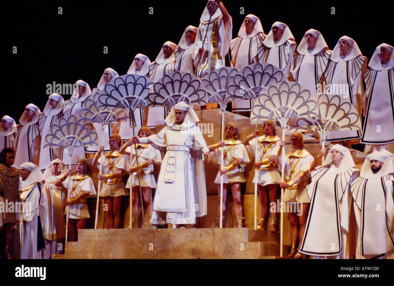 Die Verdi-Oper Aida. Stockfoto