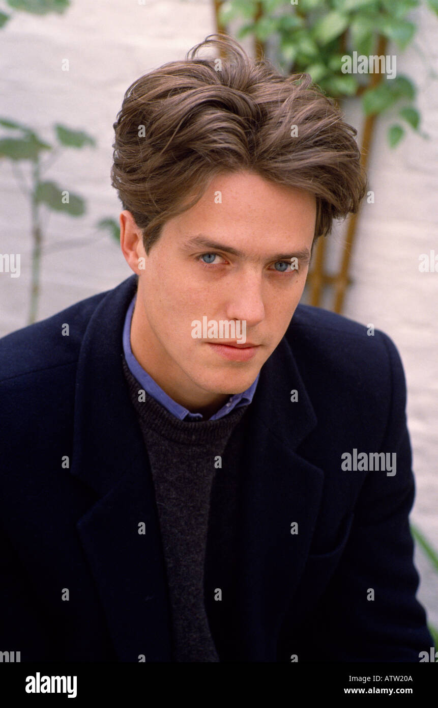 Schauspieler Hugh Grant in England in Großbritannien im Vereinigten Königreich Stockfoto