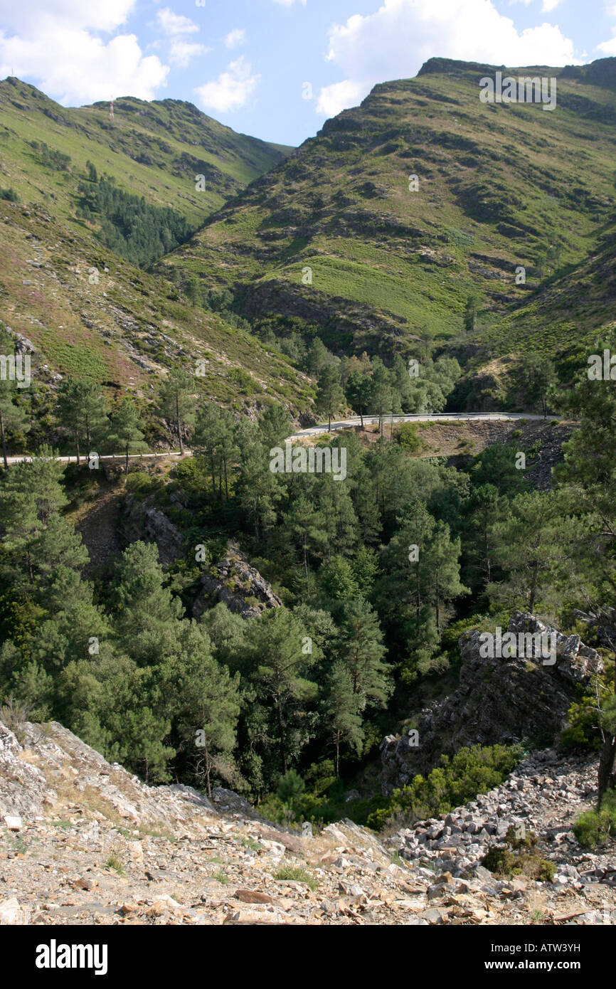 Serra de Alvao Tras os Montes Portugal Stockfoto