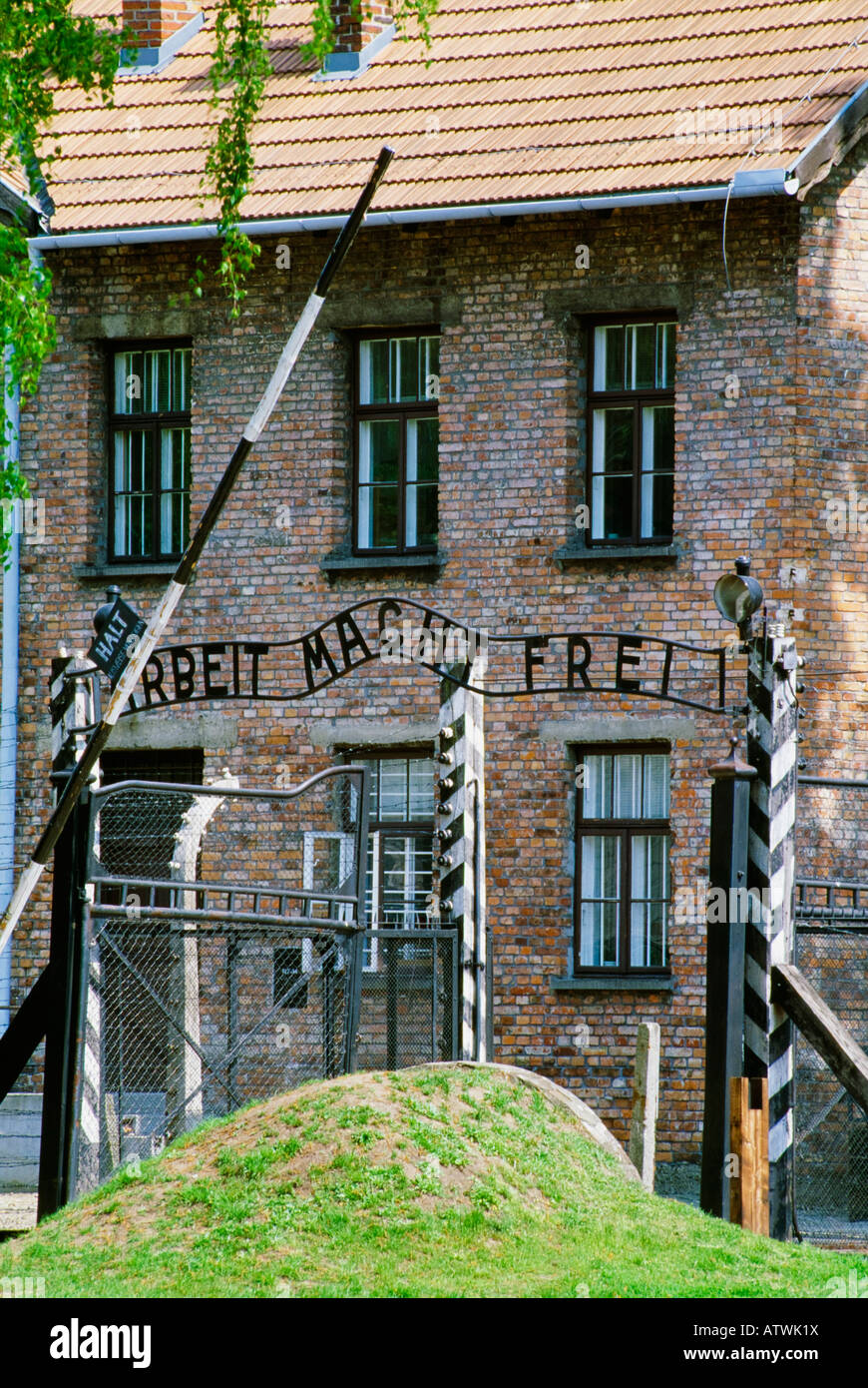 NS-Konzentrationslager Auschwitz, Oswiecim, Polen Stockfoto