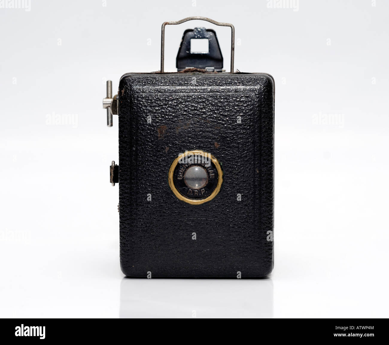 Antique Black-Box-Kamera Stockfoto