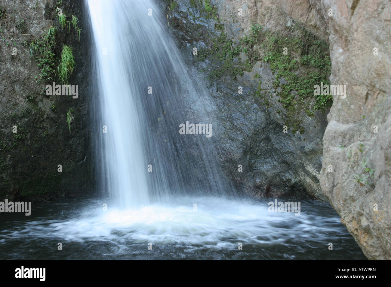 Wasserfall am Parque Los Chorros, Caracas, Venezuela Stockfoto