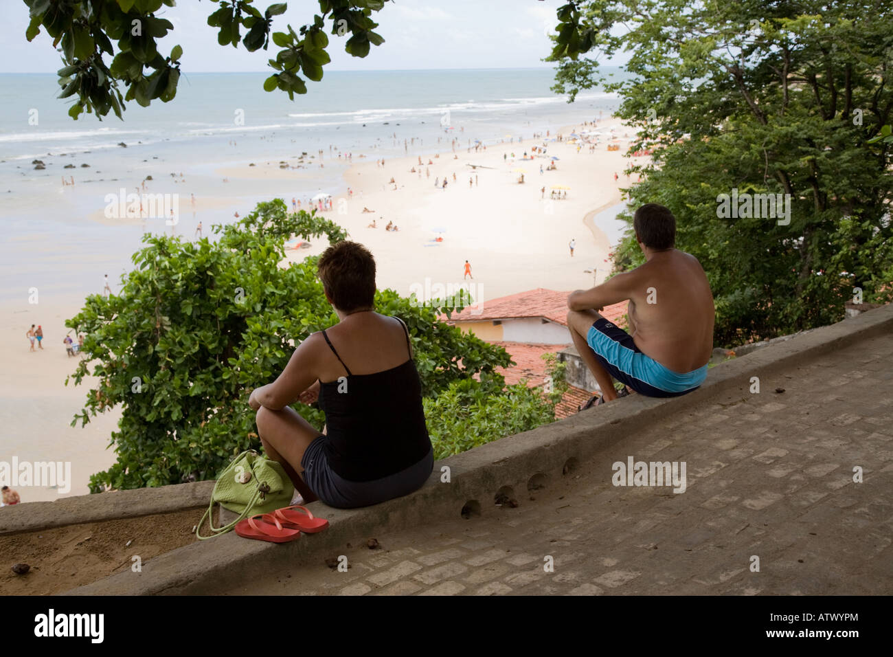 Pipa Beach, Praia do Centro, Rio Grande do Norte, Brasilien Stockfoto