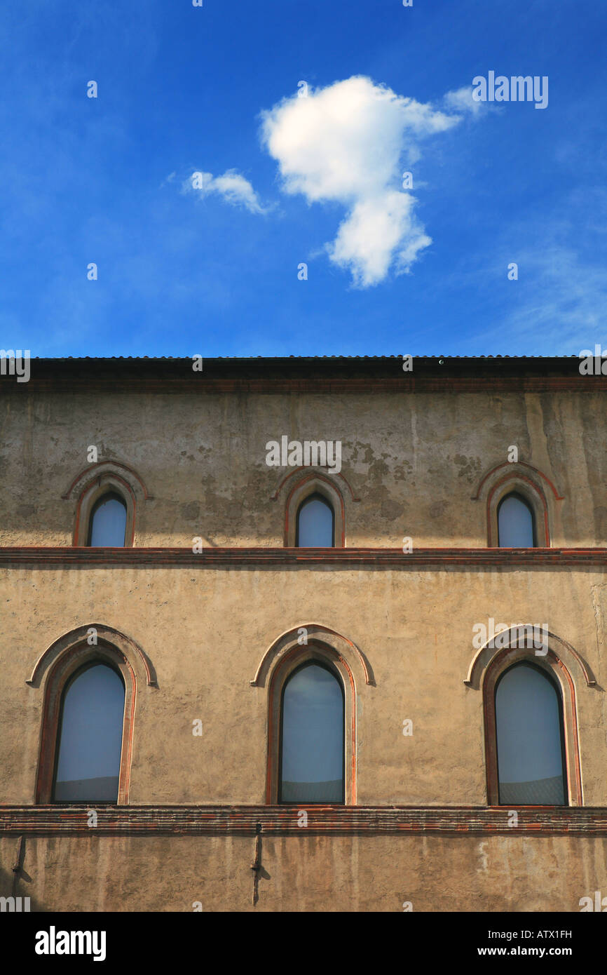 Castello Sforzesco Mailand Italien Stockfoto