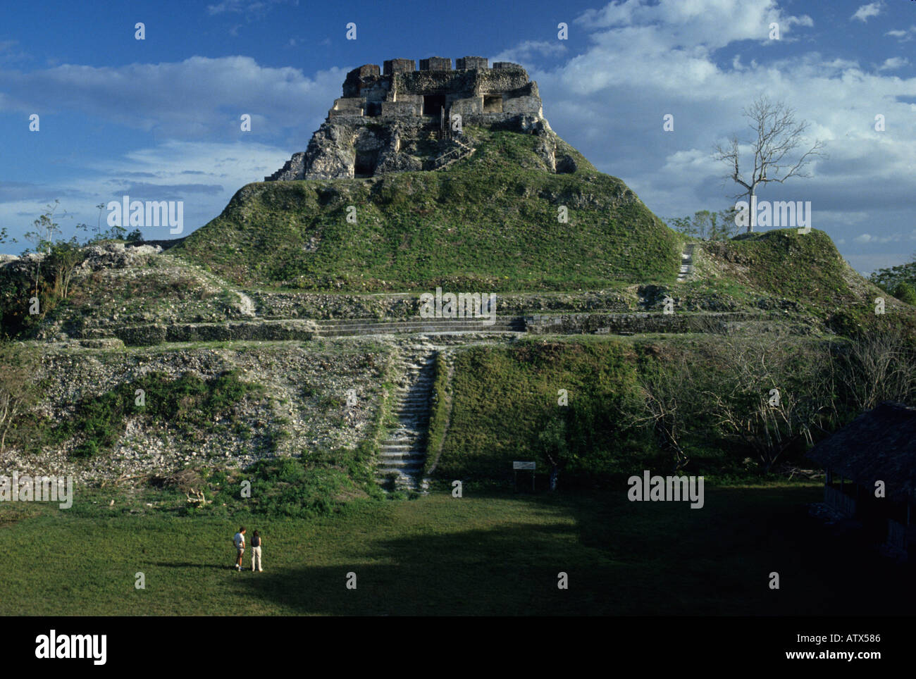 BELIZE, Maya Ruinen von Xunantunich Stockfoto
