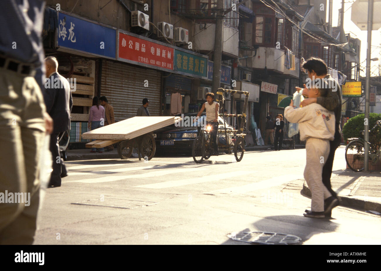 Täglichen Lebens Shanghai China Asien Stockfoto