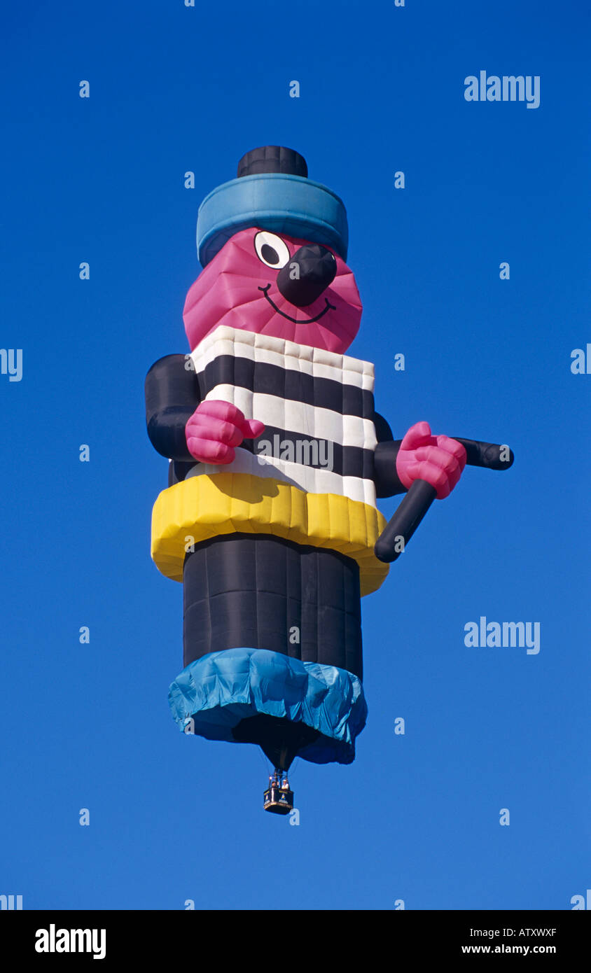 Bertie Bassett Heißluftballon Stockfoto