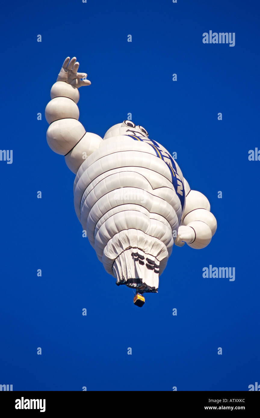 Michelin Reifen Heißluftballon Stockfoto