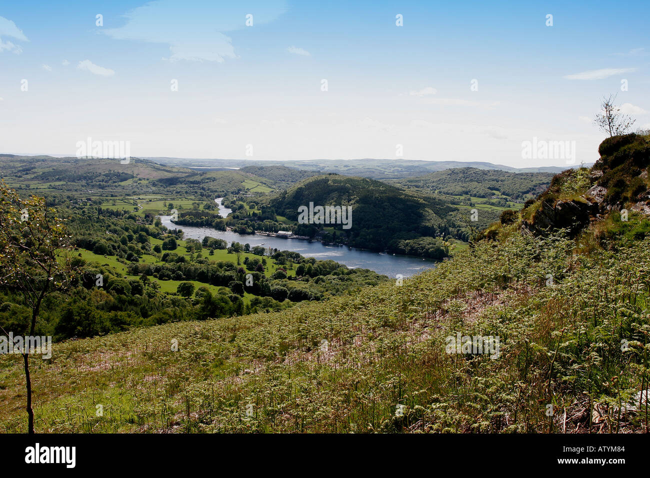 Lake Windermere, englischen Lake District. Stockfoto