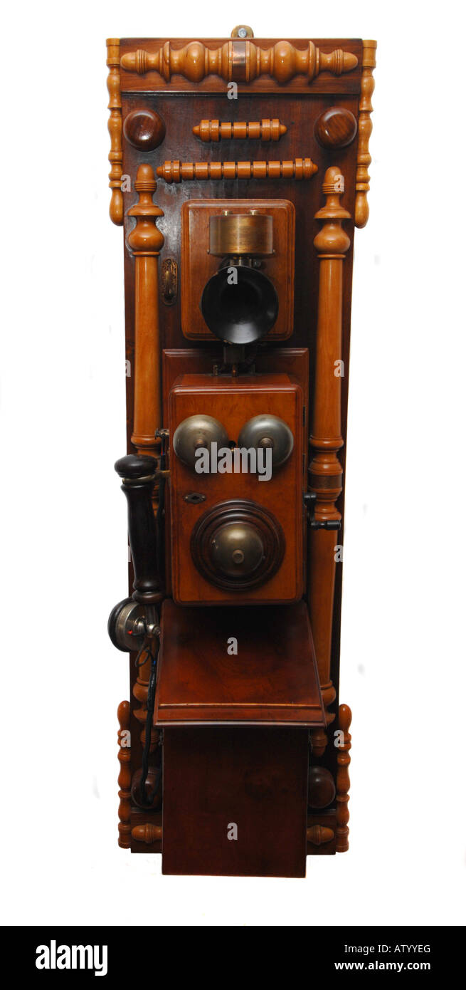 Antikes Telefon Stockfoto