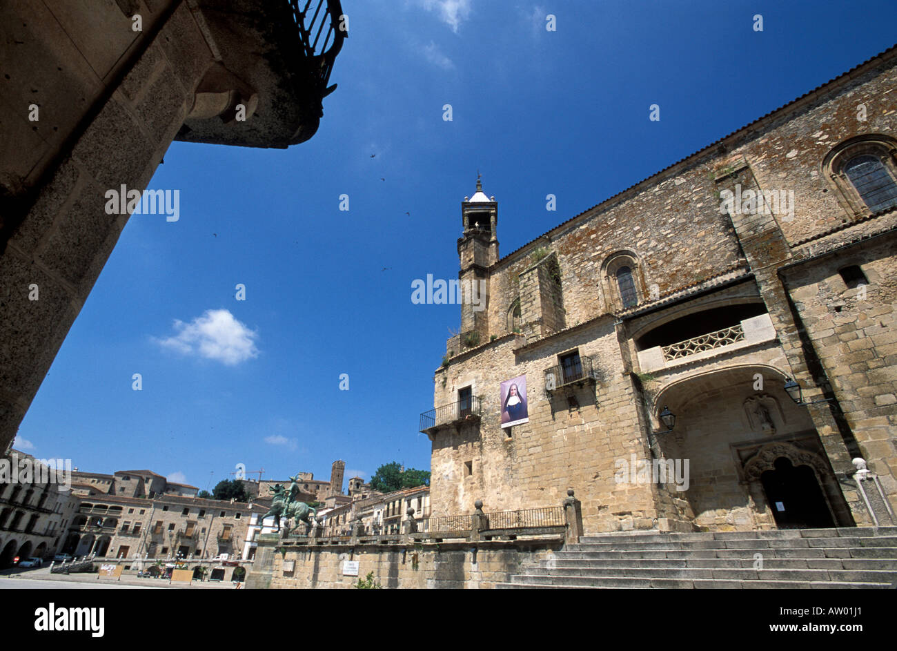 Plaza Region wichtigen Trujillo Extremadura Spanien Europa Stockfoto