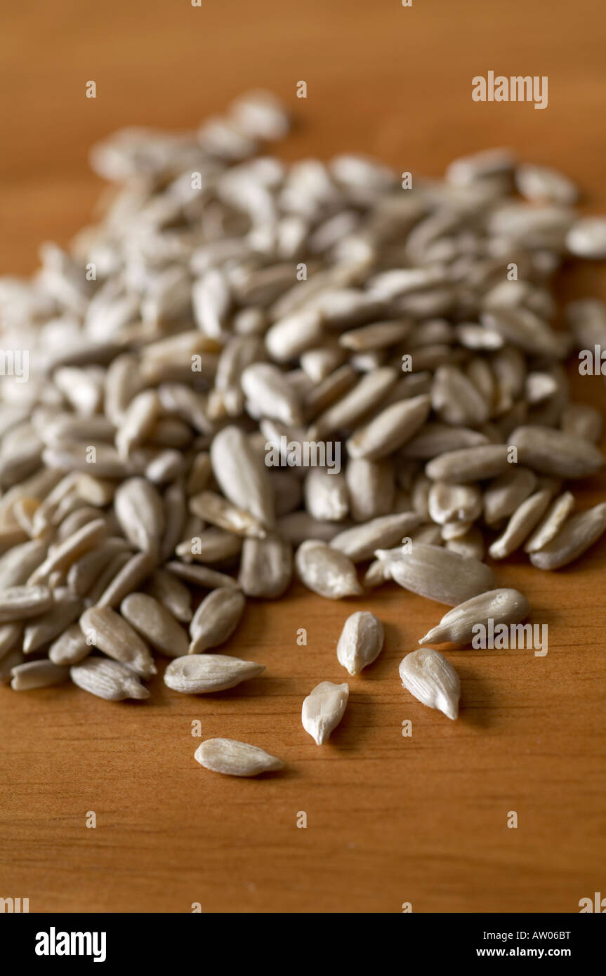 Sonnenblumenkerne Stockfoto